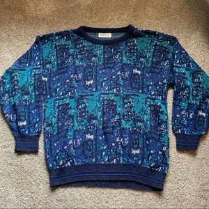 Blue Knit Sweater
